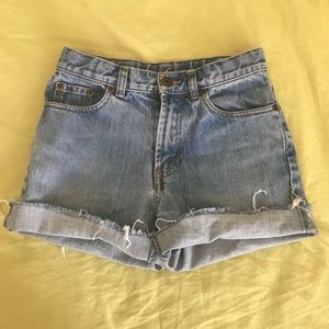 High Waist Cutoff Shorts